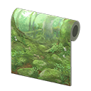 Glowing-Moss Forest Wall