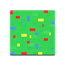 Colorful LEGO® Flooring in Animal Crossing New Horizons