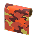 Orange Camo Wall Animal Crossing New Horizons ACNH – Nook Mall