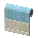 Blue Blossoming Wall Animal Crossing New Horizons ACNH – Nook Mall