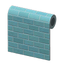 Blue Subway-Tile Wall Animal Crossing New Horizons ACNH – Nook Mall