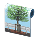 Tree-Lined Wall Animal Crossing New Horizons ACNH – Nook Mall
