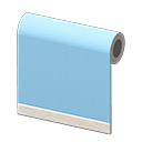 Blue Simple-Cloth Wall