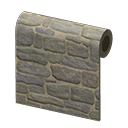 Rustic-Stone Wall Animal Crossing New Horizons ACNH – Nook Mall