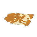 Light-Brown Cow-Print Rug