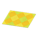 Yellow Argyle Rug Animal Crossing New Horizons | ACNH Items - ACNHMALL