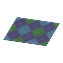 Blue Argyle Rug Animal Crossing New Horizons | ACNH Items - ACNHMALL
