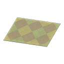 Brown Argyle Rug Animal Crossing New Horizons | ACNH Items - ACNHMALL