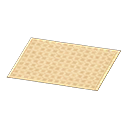 Ivory Simple Bath Mat Animal Crossing New Horizons | ACNH Items - ACNHMALL