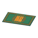 Green Exquisite Rug Animal Crossing New Horizons | ACNH Items - ACNHMALL