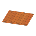 Brown Wooden-Deck Rug Animal Crossing New Horizons | ACNH Items - ACNHMALL