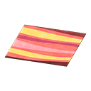 Red Wavy Rug Animal Crossing New Horizons | ACNH Items - ACNHMALL