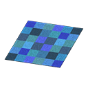Blue Blocks Rug Animal Crossing New Horizons | ACNH Items - ACNHMALL