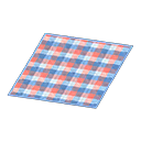 Red-And-Blue Checked Rug Animal Crossing New Horizons | ACNH Items - ACNHMALL