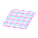 Peach Checked Rug Animal Crossing New Horizons | ACNH Items - ACNHMALL