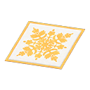 Yellow Hawaiian Quilt Rug Animal Crossing New Horizons | ACNH Items - ACNHMALL