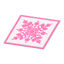 Pink Hawaiian Quilt Rug Animal Crossing New Horizons | ACNH Items - ACNHMALL