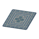 Blue Kilim-Style Carpet Animal Crossing New Horizons | ACNH Items - ACNHMALL