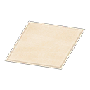 White Simple Small Mat Animal Crossing New Horizons | ACNH Items - ACNHMALL