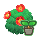Red Camellia Start Animal Crossing New Horizons | ACNH Critter - ACNHMALL