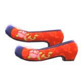 Traditional Flower Shoes Animal Crossing New Horizons | ACNH Items - ACNHMALL