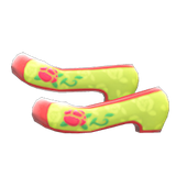 Traditional Flower Shoes Animal Crossing New Horizons | ACNH Items - ACNHMALL