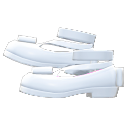 Shiny Bow Platform Shoes