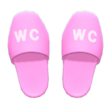 Restroom Slippers Animal Crossing New Horizons | ACNH Items - ACNHMALL