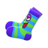 Funny-Face Socks Animal Crossing New Horizons | ACNH Items - ACNHMALL