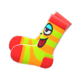 Funny-Face Socks Animal Crossing New Horizons | ACNH Items - ACNHMALL