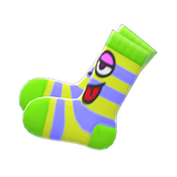 Funny-Face Socks Animal Crossing New Horizons | ACNH Items - ACNHMALL