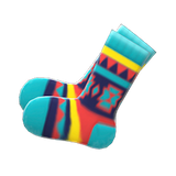 Geometric-Print Socks Animal Crossing New Horizons | ACNH Items - ACNHMALL
