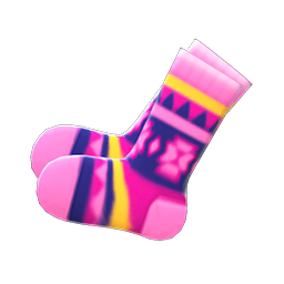 Geometric-Print Socks