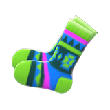 Geometric-Print Socks Animal Crossing New Horizons | ACNH Items - ACNHMALL
