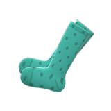 Dotted Knee-High Socks Animal Crossing New Horizons | ACNH Items - ACNHMALL