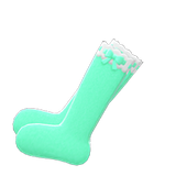 Frilly Knee-High Socks Animal Crossing New Horizons | ACNH Items - ACNHMALL