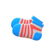 Light blue & red