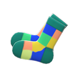 Color-Blocked Socks Animal Crossing New Horizons | ACNH Items - ACNHMALL