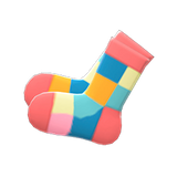 Color-Blocked Socks Animal Crossing New Horizons | ACNH Items - ACNHMALL