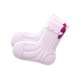 Back-Bow Socks Animal Crossing New Horizons | ACNH Items - ACNHMALL