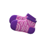 Wave-Print Socks Animal Crossing New Horizons | ACNH Items - ACNHMALL
