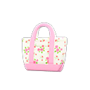 Tiny-Flower-Print Tote Bag