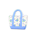 Tiny-Flower-Print Tote Bag