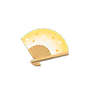 Bitter-Orange Folding Fan