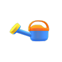 Blue colorful watering can for Animal Crossing: New Horizons