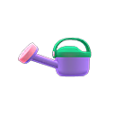 Purple colorful watering can for Animal Crossing: New Horizons