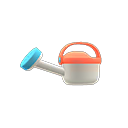 White colorful watering can for Animal Crossing: New Horizons