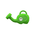 Green elephant watering can for Animal Crossing: New Horizons