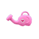 Pink elephant watering can for Animal Crossing: New Horizons