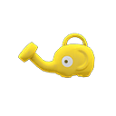 Yellow elephant watering can for Animal Crossing: New Horizons